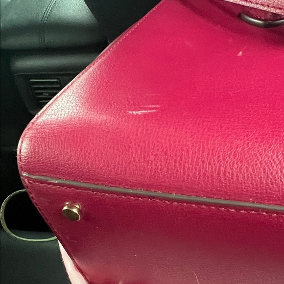 Kate Spade Fuchsia Leather Satchel - Picture 3 of 6